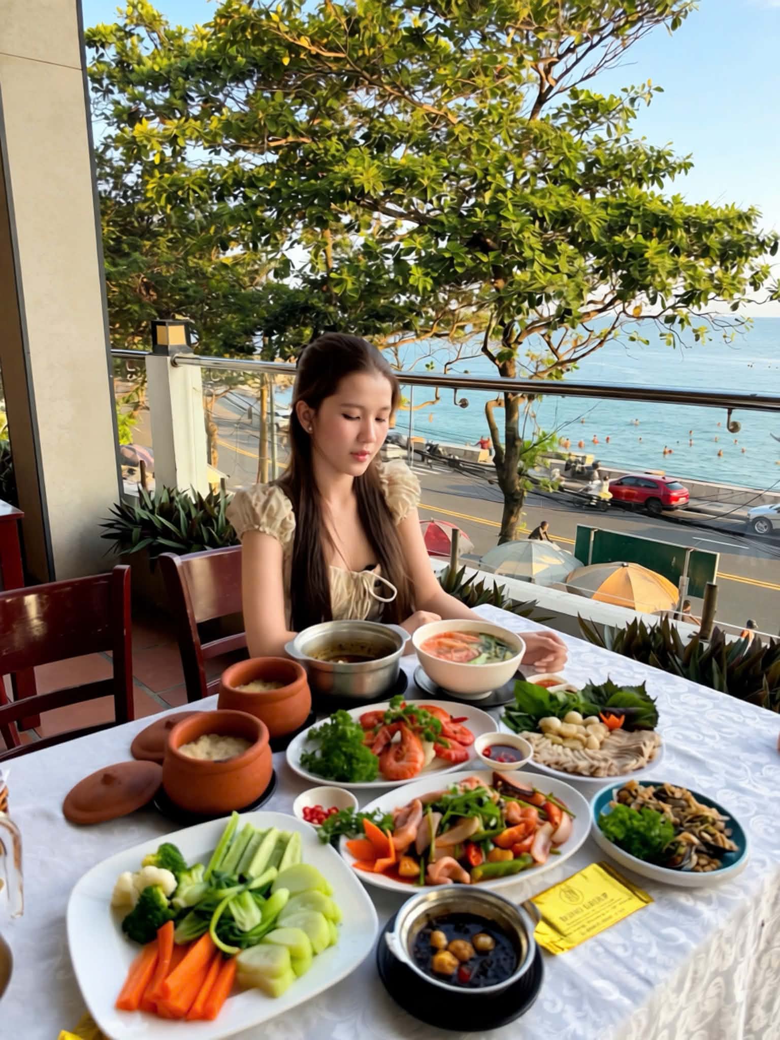 🌊 “Ăn cơm nhà ngắm view biển – vừa ngon, vừa chill, giá chỉ từ 60☘️🌿!”
