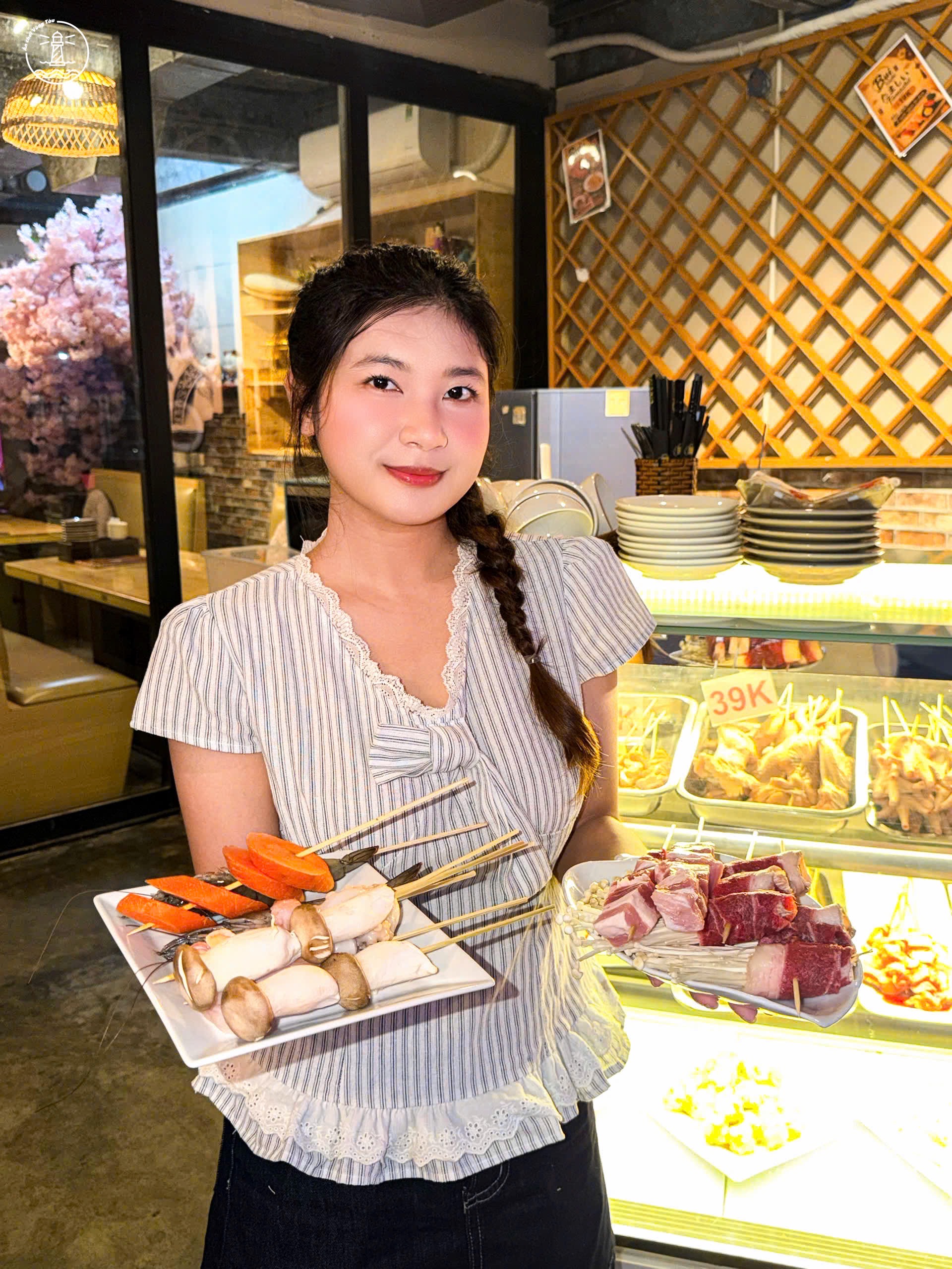 👌Đi ăn xiên nướng tự chọn kiểu Nhật từ 9k, còn có lẩu bò tươi kim chi 150k ngay trung tâm Vũng Tàu