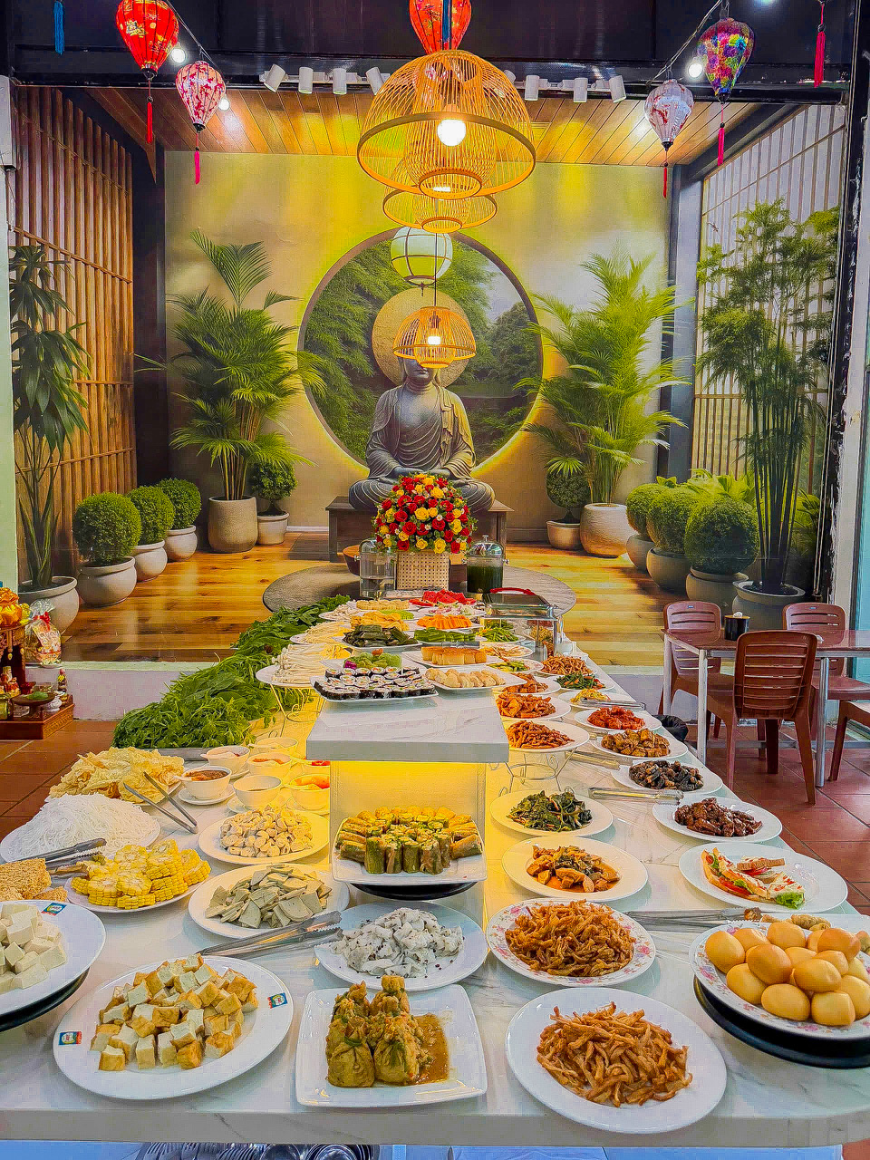 THIÊN ĐƯỜNG BUFFET CHAY VỚI HÀNG CHỤC MÓN THAY ĐỔI MỖI NGÀY!!!