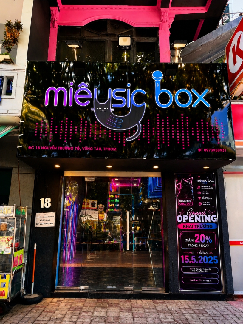 🌃 VŨNG TÀU GIỜ ĐÃ CÓ THÊM MỘT CHỖ MUSIC BOX CHILL CHILL BAN ĐÊM CỰC CUỐN CHO GIỚI TRẺ 🎶